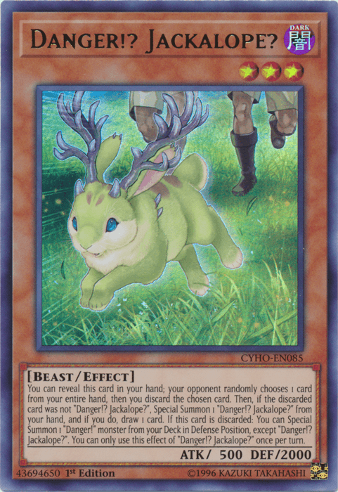 Danger!? Jackalope? [CYHO-EN085] Ultra Rare - Josh's Cards