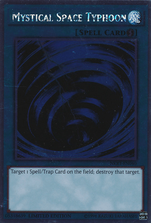 Mystical Space Typhoon [NKRT-EN040] Platinum Rare - Josh's Cards
