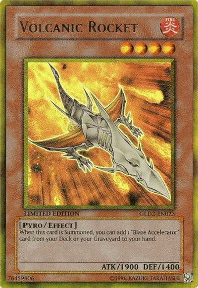 Volcanic Rocket [GLD2-EN023] Ultra Rare - Josh's Cards