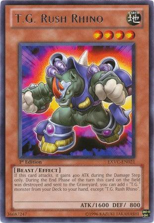 T.G. Rush Rhino [EXVC-EN021] Rare - Josh's Cards