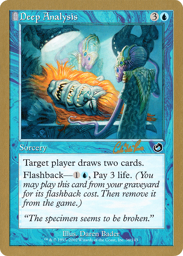 Deep Analysis (WCD-) - World Championship Decks 2002: (tombstone)