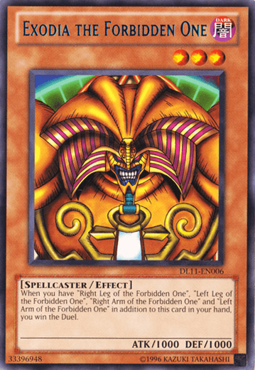 Exodia the Forbidden One (Blue) [DL11-EN006] Rare - Josh's Cards