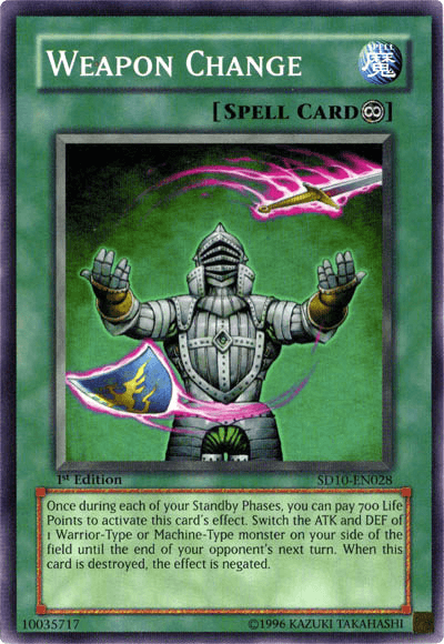 Weapon Change [SD10-EN028] Common - Josh's Cards
