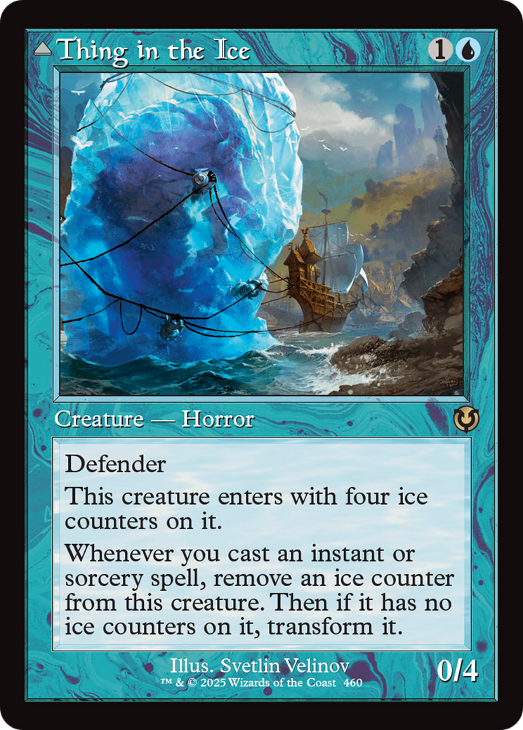 Thing in the Ice // Awoken Horror (Retro Frame) (INR-460) - Innistrad Remastered Foil