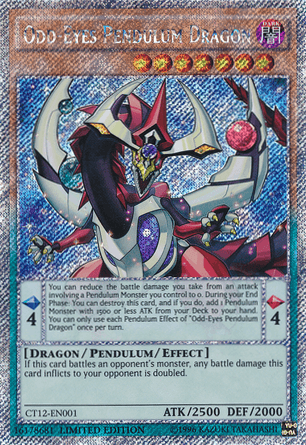 Odd-Eyes Pendulum Dragon [CT12-EN001] Secret Rare - Josh's Cards