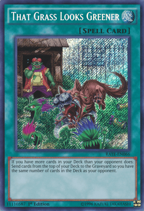That Grass Looks Greener [RATE-EN066] Secret Rare - Josh's Cards