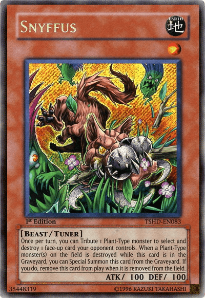 Snyffus [TSHD-EN083] Secret Rare - Josh's Cards