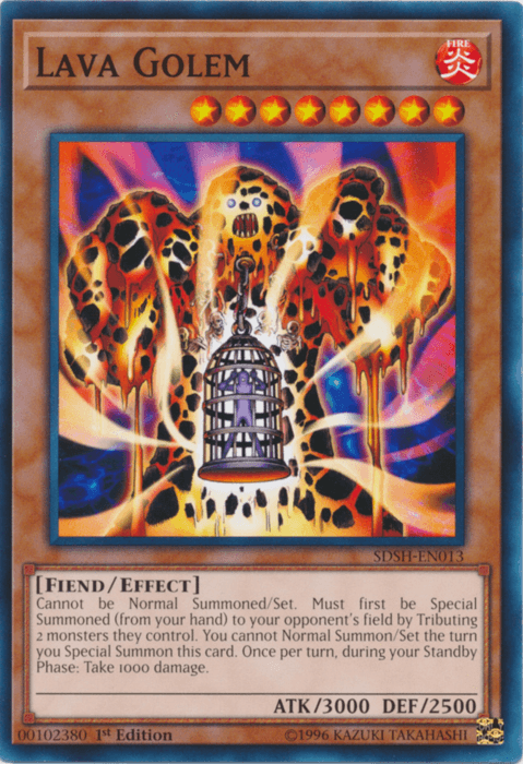 Lava Golem [SDSH-EN013] Common - Josh's Cards