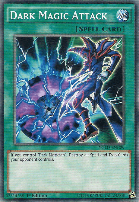 Dark Magic Attack [YGLD-ENC29] Common - Josh's Cards