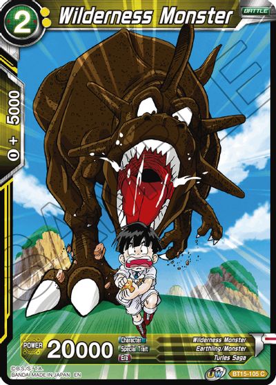 Wilderness Monster (BT15-105) [Saiyan Showdown] Parallel Foil