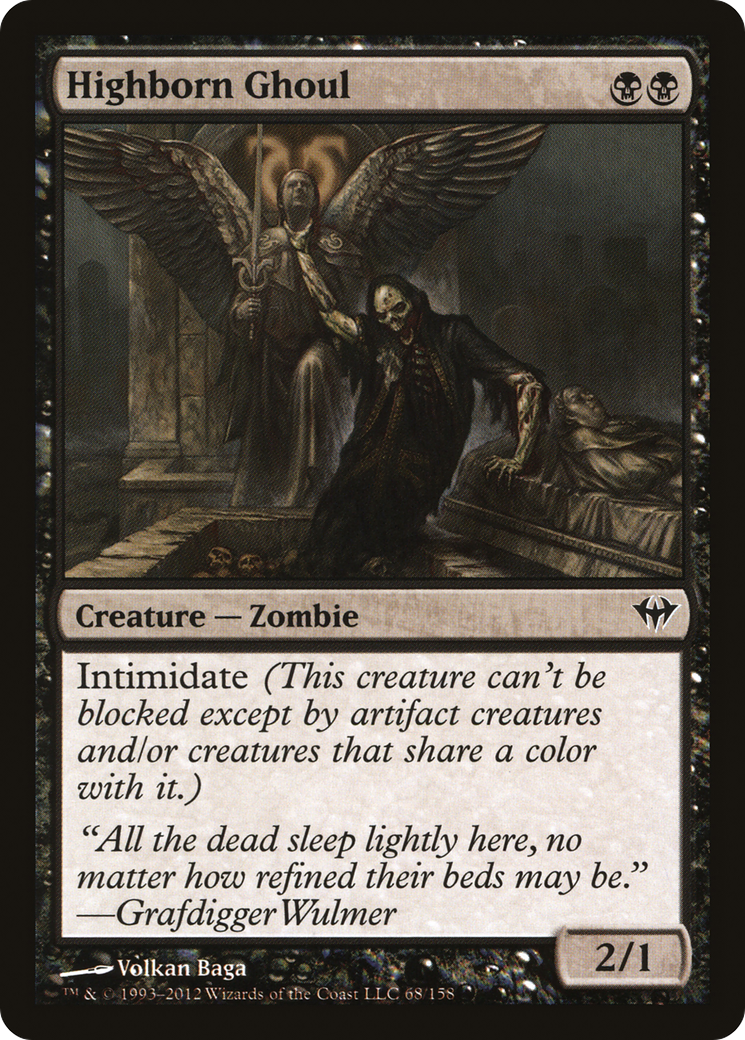 Highborn Ghoul (DKA-068) - Dark Ascension