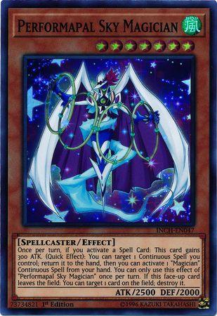 Performapal Sky Magician [INCH-EN047] Super Rare - Josh's Cards