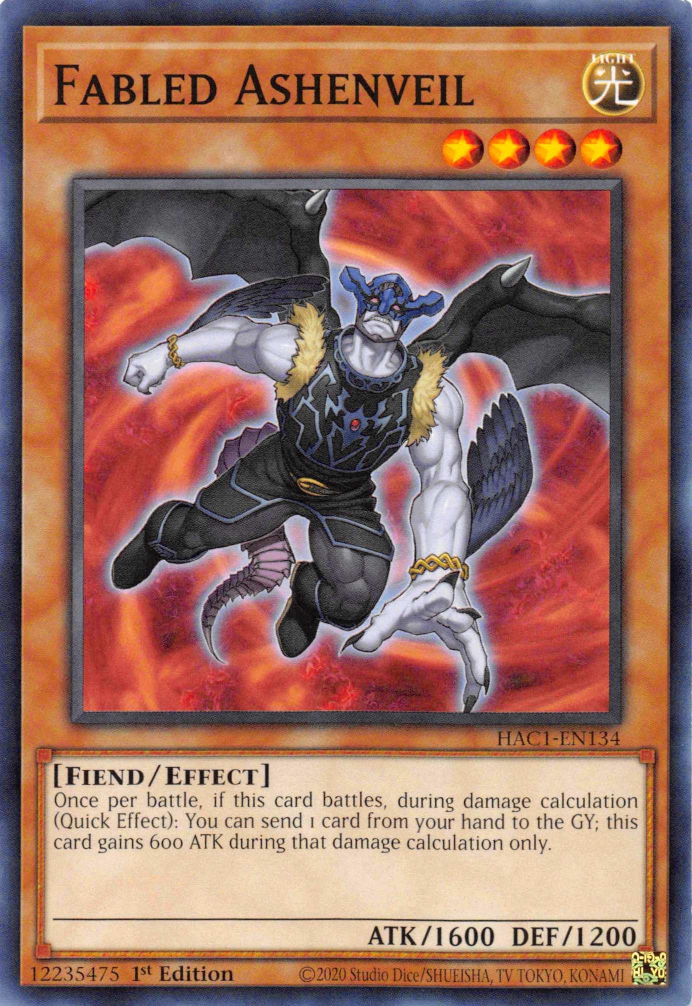 Fabled Ashenveil [HAC1-EN134] Common - Josh's Cards