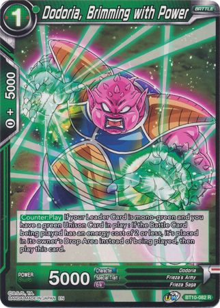 Dodoria, Brimming with Power (BT10-082) [Rise of the Unison Warrior] Parallel Foil