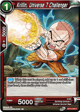 Krillin, Universe 7 Challenger (BT14-009) [Cross Spirits] Parallel Foil