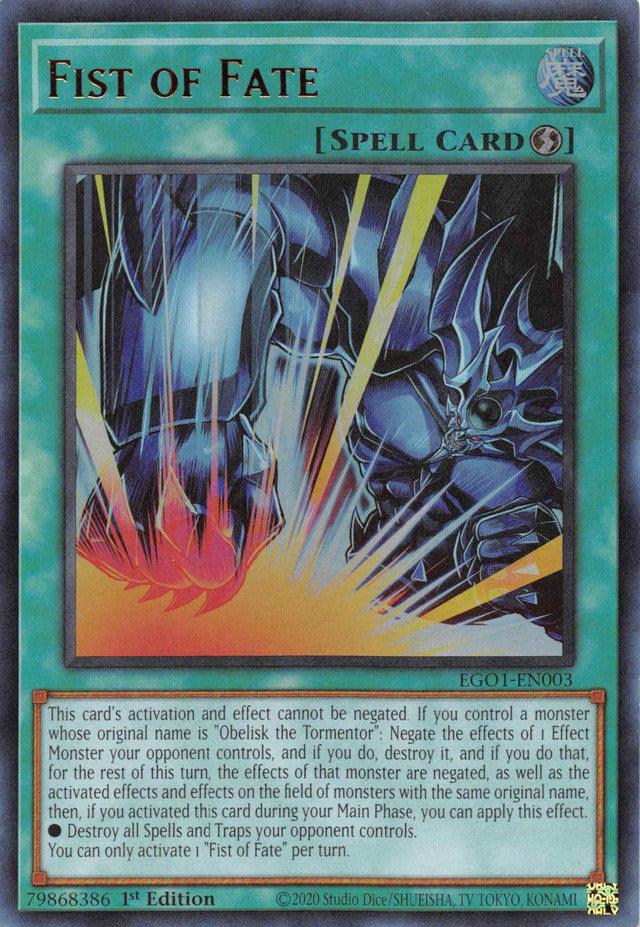 Fist of Fate [EGO1-EN003] Ultra Rare - Josh's Cards