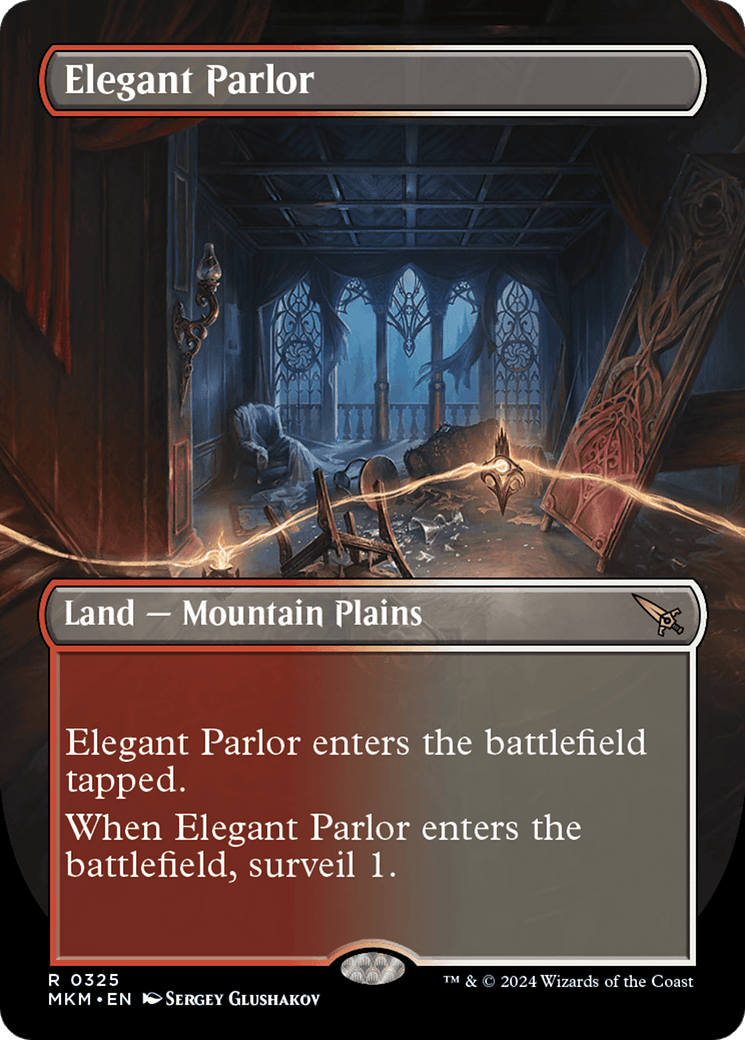 Elegant Parlor (Borderless) [Murders at Karlov Manor] - Josh's Cards