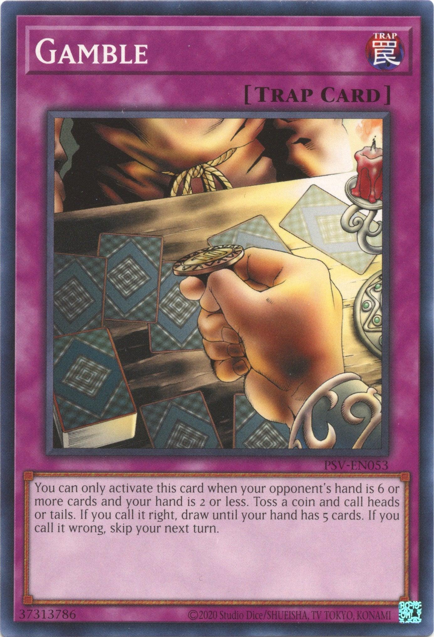 Gamble (25th Anniversary) [PSV-EN053] Common - Josh's Cards