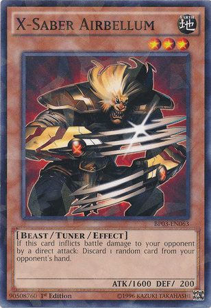 X-Saber Airbellum [BP03-EN063] Shatterfoil Rare - Josh's Cards