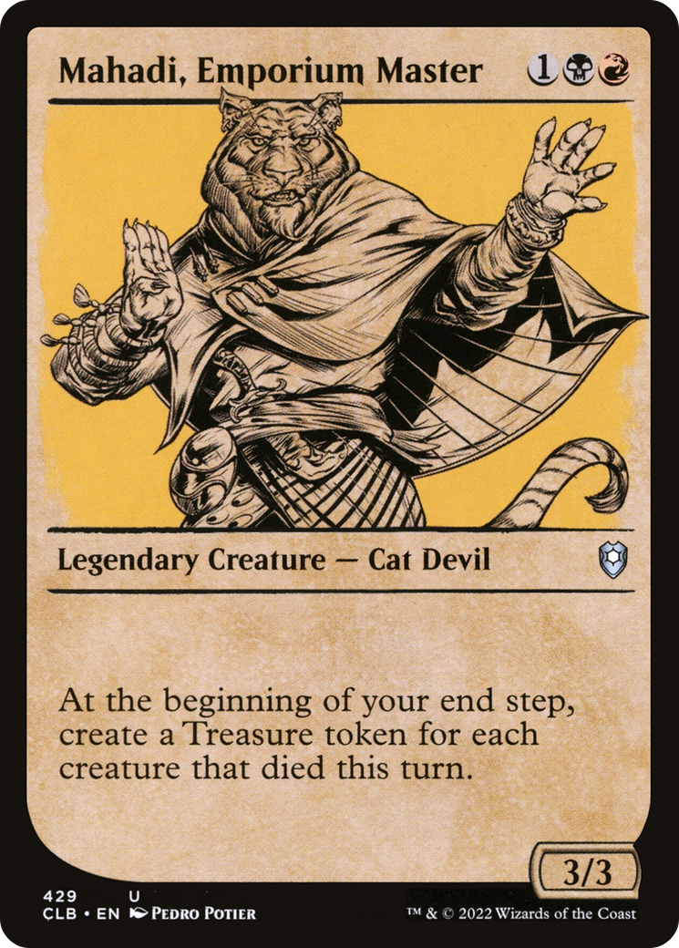 Mahadi, Emporium Master (CLB-429) - Commander Legends: Battle for Baldur's Gate: (Showcase)
