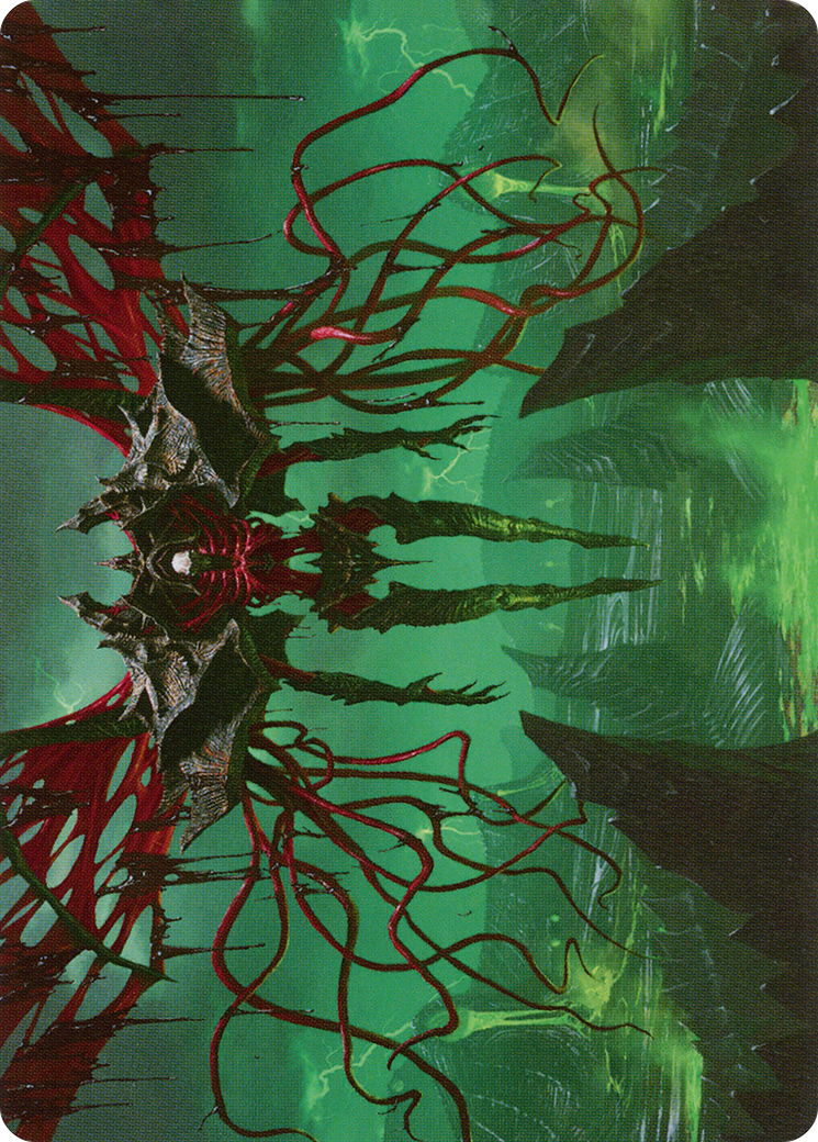 Archfiend of the Dross // Archfiend of the Dross (AONE-018) - Phyrexia: All Will Be One Art Series (Borderless) Foil