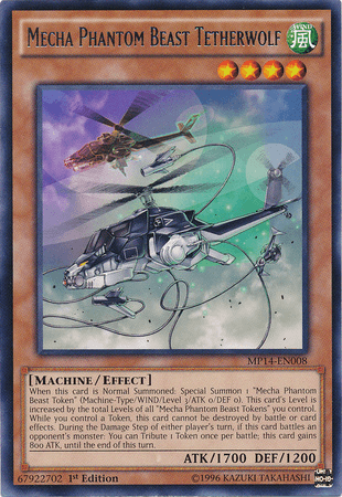 Mecha Phantom Beast Tetherwolf [MP14-EN008] Rare - Josh's Cards