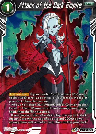 Attack of the Dark Empire (BT16-123) [Realm of the Gods] Parallel Foil