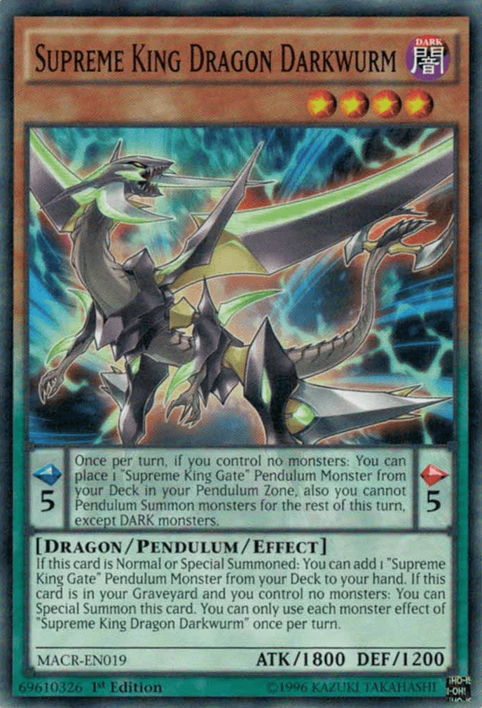 Supreme King Dragon Darkwurm [MACR-EN019] Common - Josh's Cards