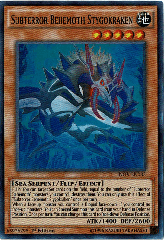 Subterror Behemoth Stygokraken [INOV-EN083] Super Rare - Josh's Cards
