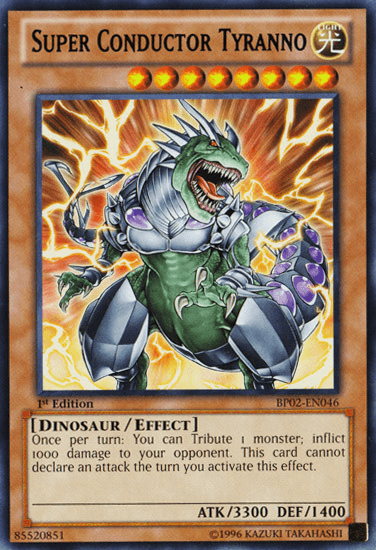 Super Conductor Tyranno [BP02-EN046] Mosaic Rare - Josh's Cards