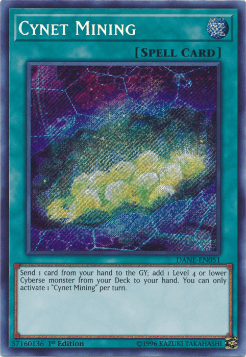 Cynet Mining [DANE-EN051] Secret Rare - Josh's Cards