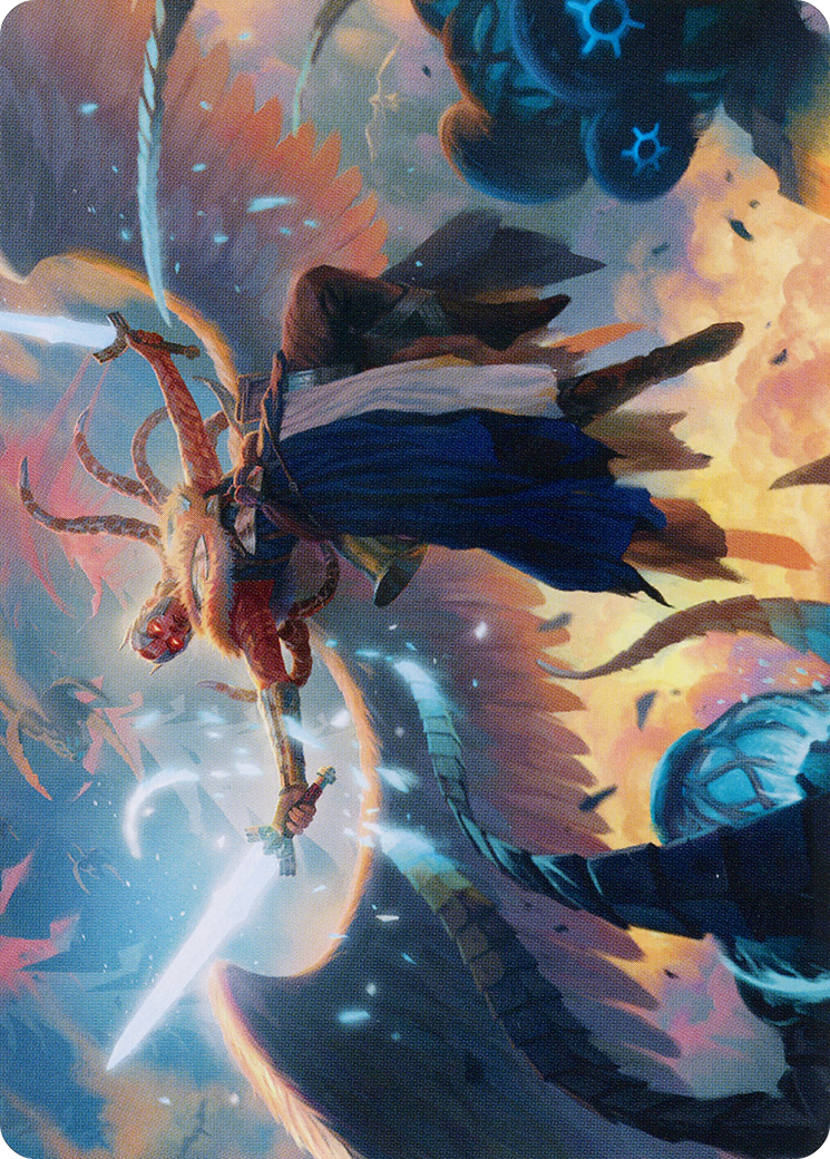 Boon-Bringer Valkyrie // Boon-Bringer Valkyrie (AMOM-002) - March of the Machine Art Series (Borderless) Foil