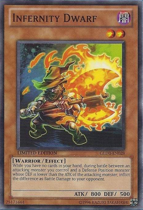 Infernity Dwarf [GLD3-EN028] Common - Josh's Cards