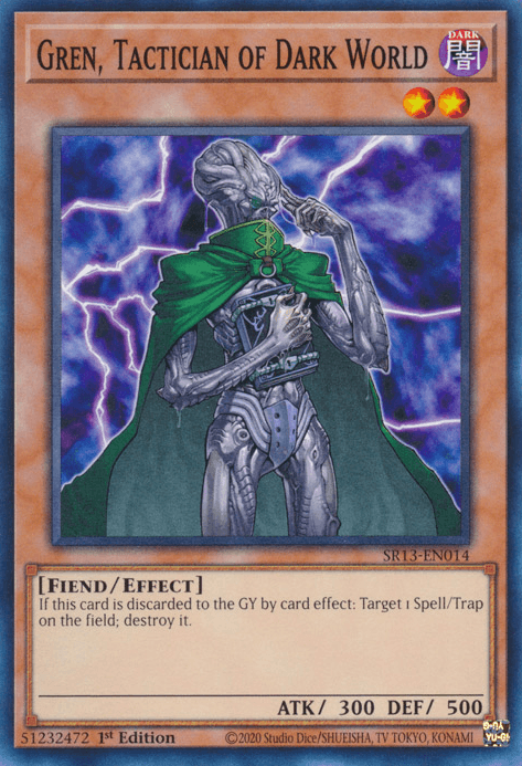 Gren, Tactician of Dark World [SR13-EN014] Common - Josh's Cards