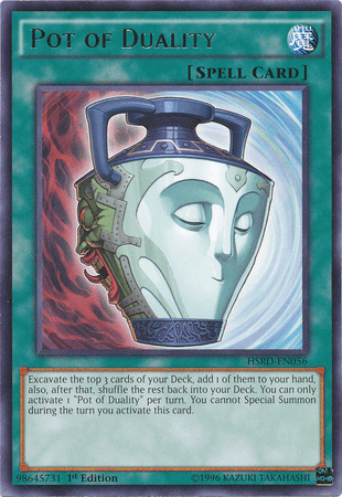Pot of Duality [HSRD-EN056] Rare - Josh's Cards