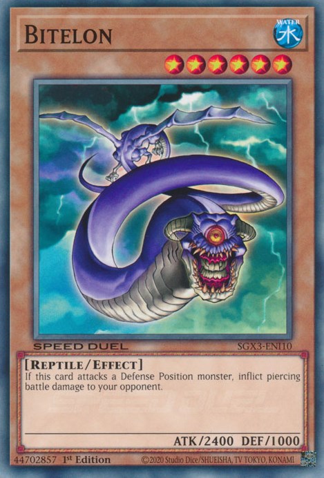 Bitelon (SGX3-ENI10) - Speed Duel GX: Duelists of Shadows 1st Edition