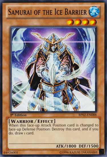 Samurai of the Ice Barrier [BP02-EN088] Mosaic Rare - Josh's Cards
