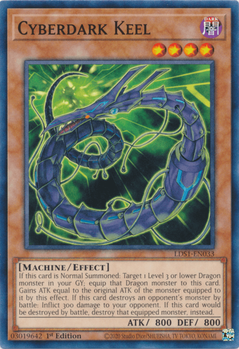 Cyberdark Keel [LDS1-EN033] Common - Josh's Cards