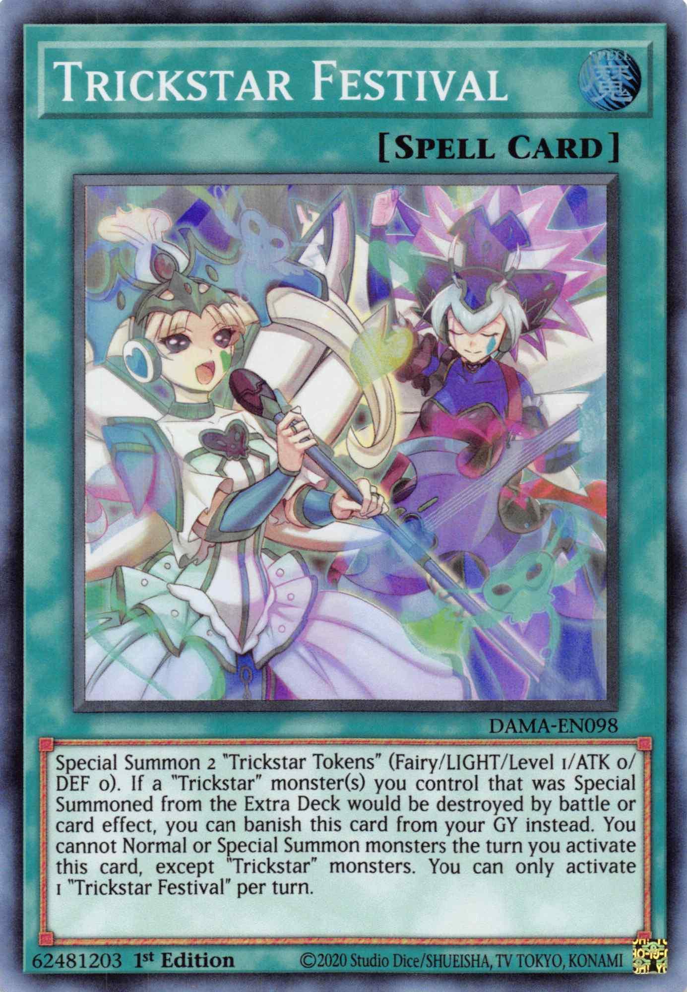 Trickstar Festival [DAMA-EN098] Super Rare - Josh's Cards