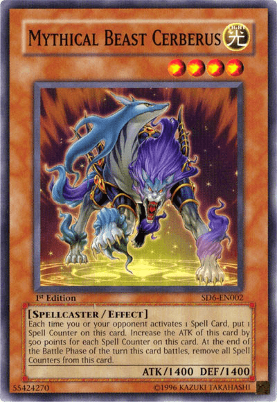 Mythical Beast Cerberus [SD6-EN002] Common - Josh's Cards