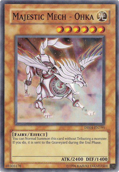 Majestic Mech - Ohka [DR04-EN195] Super Rare - Josh's Cards