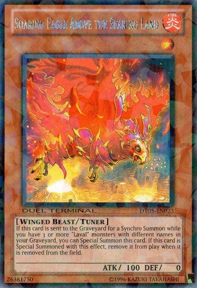 Soaring Eagle Above the Searing Land [DT05-EN023] Rare - Josh's Cards