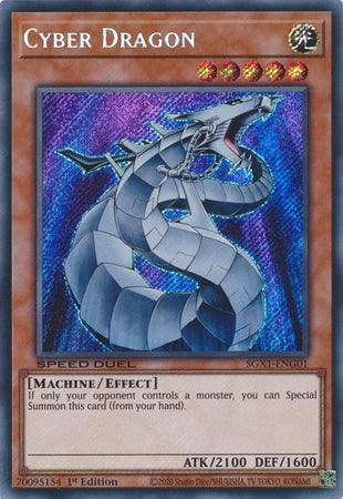 Cyber Dragon [SGX1-ENG01] Secret Rare - Josh's Cards