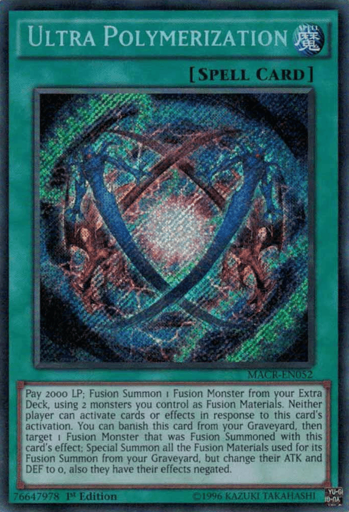 Ultra Polymerization [MACR-EN052] Secret Rare - Josh's Cards