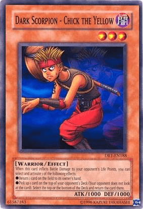 Dark Scorpion - Chick the Yellow [DR1-EN188] Common - Josh's Cards