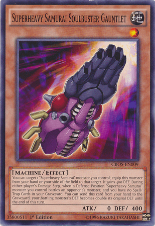 Superheavy Samurai Soulbuster Gauntlet [CROS-EN009] Common - Josh's Cards