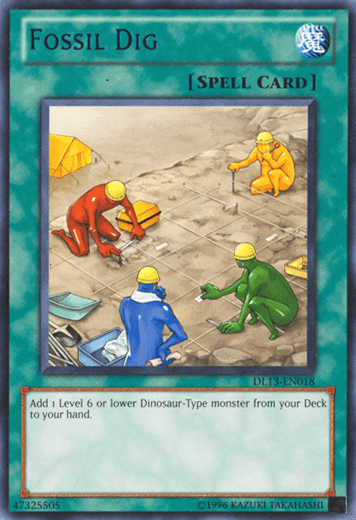 Fossil Dig (Blue) [DL13-EN018] Rare - Josh's Cards