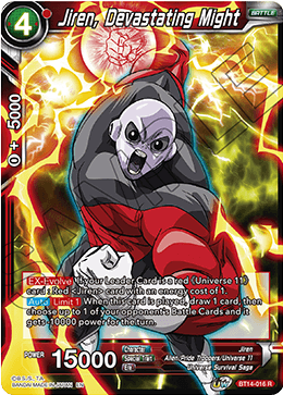 Jiren, Devastating Might (BT14-016) [Cross Spirits] Parallel Foil