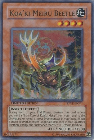 Koa'ki Meiru Beetle [SOVR-ENSP1] Ultra Rare - Josh's Cards