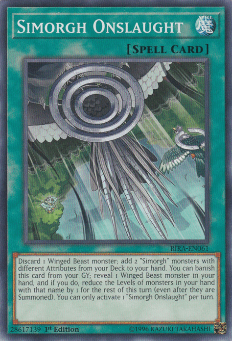 Simorgh Onslaught [RIRA-EN061] Common - Josh's Cards